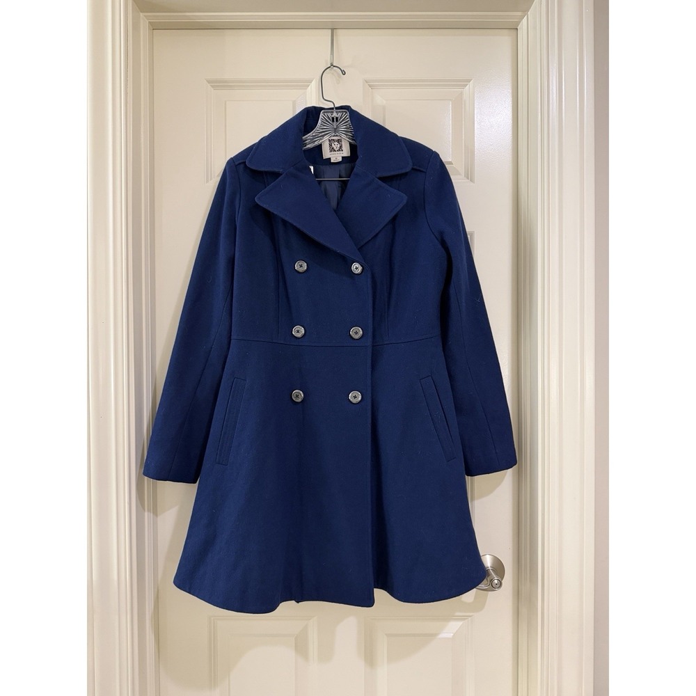 ANNE KLEIN WOMEN‎ WOOL BLEND COAT SIZE M